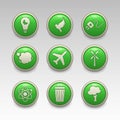 Green eco icons 2