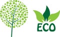 Green eco icons