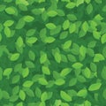 Green eco leaves seamless background Royalty Free Stock Photo