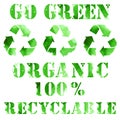 Green eco poster