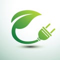 Green eco power plug