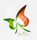 Green eco unusual background concept
