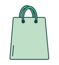 green ecobag representation Royalty Free Stock Photo