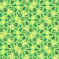 Green Ecology Background Made of Eco Icons