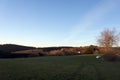 Green Eifel landscape photographed on a day