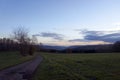 Green Eifel landscape photographed on a day