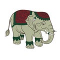 Green elephant vector.EPS10