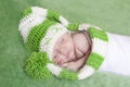 Green elf baby Royalty Free Stock Photo