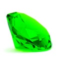 Green emerald gemstone Royalty Free Stock Photo