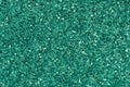 Green emerald glitter makeup background