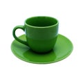 Green empty cup Royalty Free Stock Photo