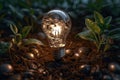 Green Energy and a Bright Future, New Ideas for Sustainable Solutions, A Light Bulb in Soil