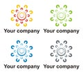 Green energy company logo