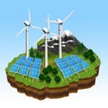 Green energy Concept