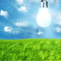 Green energy concept Royalty Free Stock Photo