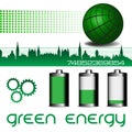 Green energy concept Royalty Free Stock Photo