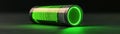 Green Energy Core Cylindrical Design with Neon Accents, 3D Render, Futuristic Power Source, Energy Technology Energy, Technology Royalty Free Stock Photo