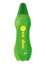 green energy drink bottle