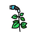 green energy electric color icon vector illustration