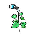 green energy electric color icon vector illustration