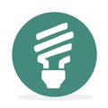 Green energy and electricity saving light bulb