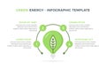 Green Energy Infographics Royalty Free Stock Photo
