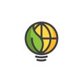 Green energy logo vector design Royalty Free Stock Photo