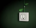 Green energy power outlet