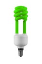 Eco green light bulb Royalty Free Stock Photo