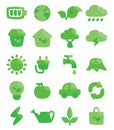 Green enviroment , icon Royalty Free Stock Photo