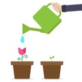 Green environment concept, flat design vector illustration