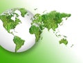 Green environmental Earth