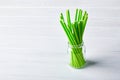 Green environmentally friendly straws biodegradable paper