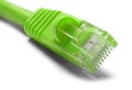 Green Ethernet Cable Royalty Free Stock Photo