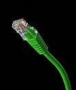 Green Ethernet Cable Royalty Free Stock Photo