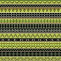 Green ethnic african texture Royalty Free Stock Photo