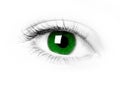 Green eye Royalty Free Stock Photo