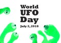 World UFO Day illustration