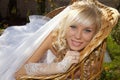 Green-eyed bride Royalty Free Stock Photo