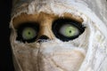 Green-eyed mummy Royalty Free Stock Photo