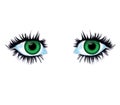 Green eyes Royalty Free Stock Photo