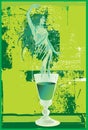 Green Fairy Absinthe Royalty Free Stock Photo