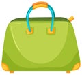 A Green Fashionable Female Handbag