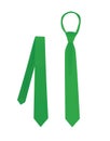 Green fashionable tie