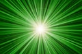 Green fast zoom motion speed light effect abstract Royalty Free Stock Photo