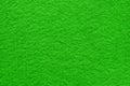 Green felt table surface extremal close up