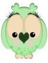 Green Female Owl