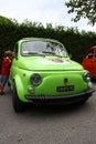 Green Fiat 500