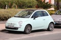 Green Fiat 500