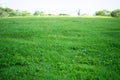 Green fields with fresh grass, wide green hills